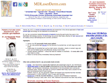 Tablet Screenshot of md-laserderm.com